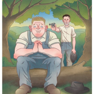 Sad Artwork From Of Mice and Men
