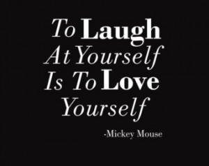 Mickey Mouse Quote Print 