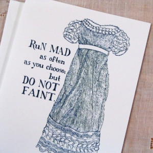 jane austen card by yardia + a BRILLIANT article when you click!