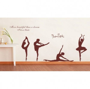 Cute ballet wall quote
