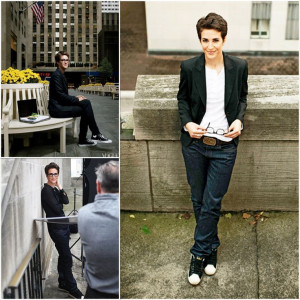 My style icon and perfection incarnate, Rachel Maddow