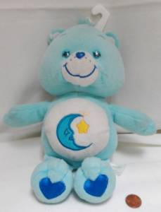 2003 TCFC BLUE BEDTIME Care Bear Plush Stuffed Animal Toy