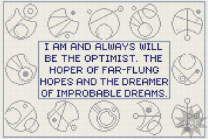 Doctor Who quote with Gallifreyan symbol border by CapesAndCrafts, £2 ...