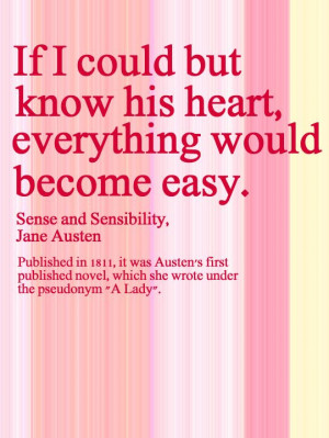 Jane Austen Quote....