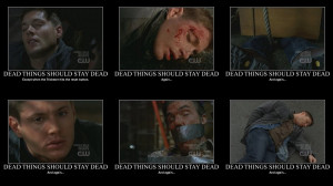 Supernatural - Dean dying by szynszyla