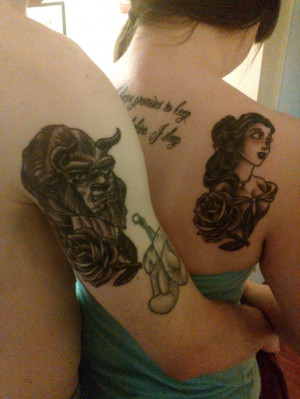 Beauty and The Beast Tattoos