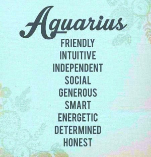 Aquarius Characteristics