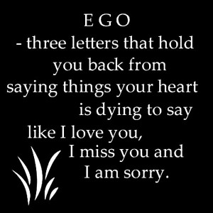 anything clearly so clear the ego and see the world