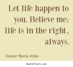 rainer maria rilke life quote canvas art design your own quote