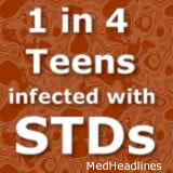 25% of teenage girls has a sexually transmitted disease (STD)