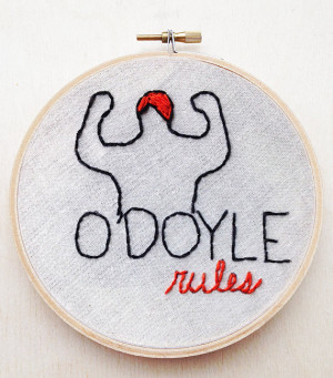 Billy Madison Comedy Embroidery Hoop/Funny O Doyle Rules Home Decor ...