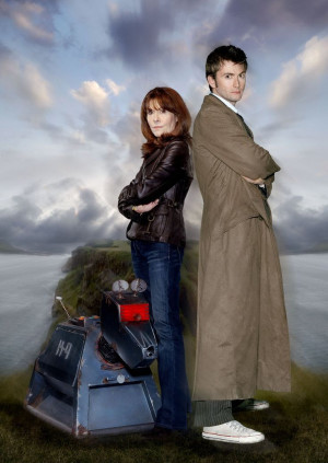 K9, Sarah Jane and the Tenth Doctor.
