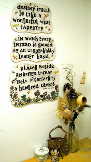 Custom Made Personalized Custom Pottery Quote Plaque