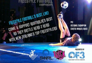 Oceania Freestyle Football Championships, Sunday 24th November 2013