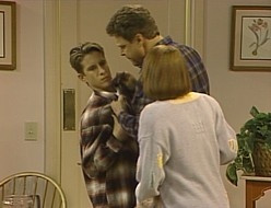 Summary: Roseanne is trying to convince Dan that the lies Dan's father ...