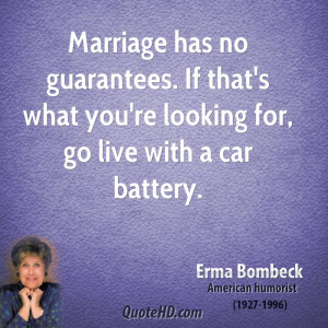 Erma Bombeck Marriage Quotes