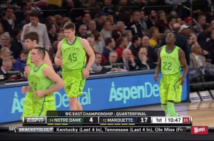 ugly Notre Dame basketball uniforms funny