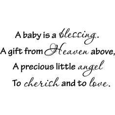 baby quotes | lovely gift for a baby shower. A quote is a visual tool ...