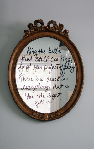 Quote mirror DIY for a fun twist