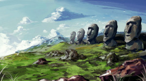 Moai Heads - Civ 5 Wonder by mqken