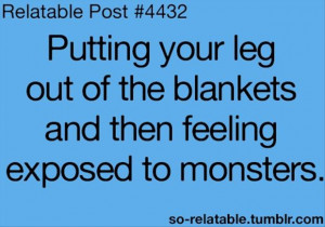 funny quotes monsters under your bed