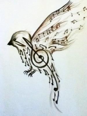 55+ Love For Music Tattoo Designs