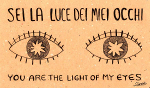 italian love phrases with beautiful illustrations by ’Italian ...