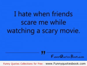 Funny quotes about scary movie