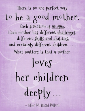 quotes about better mother quotessays com being a mother picture quote ...