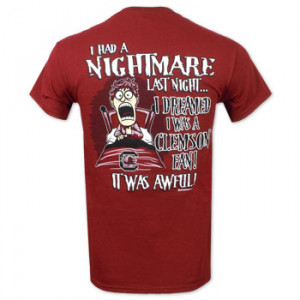 South Carolina Gamecocks Nightmare T-Shirt -Garnet