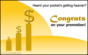 Job Promotion Congratulations Quotes http://www.123greetings.com ...
