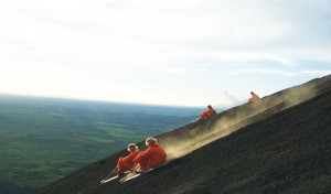 Nicaragua Volcano Surfing