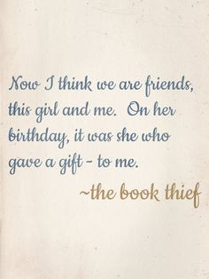 ... the book thief is from the standover man a book that max wrote for