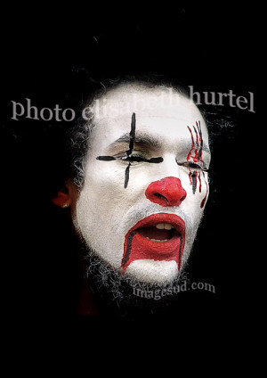 Sad clown, art photo limited edition