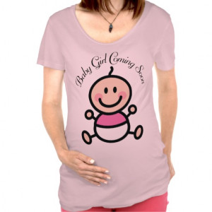 Baby Coming Soon Quotes Baby girl coming soon stick