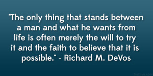 Richard M. Devos Quote