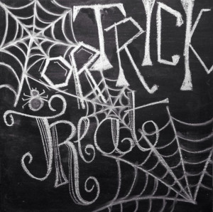 Halloween Chalkboard