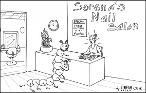 Nail Salon Cartoon Nail salon surprise (click