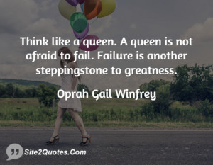 Inspirational Quotes - Oprah Gail Winfrey
