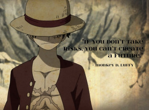 Luffy quote by lotteblue10
