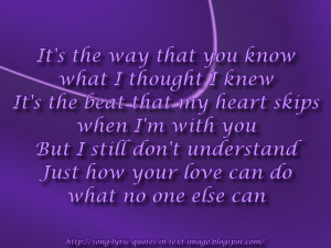 Crazy In Love - Beyonce Knowles Song Lyric Quote in Text Image
