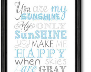 subway art new baby gift baby quotes sunshine kids wall art baby ...