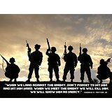 Army Poster George Patton Quotes Motivational Poster Army 18x24