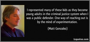 Criminal Justice ... Crumbling