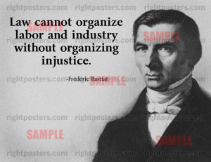 Frederic Bastiat Labor Quote Poster