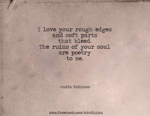 love your rough edges. @MasterDaRican