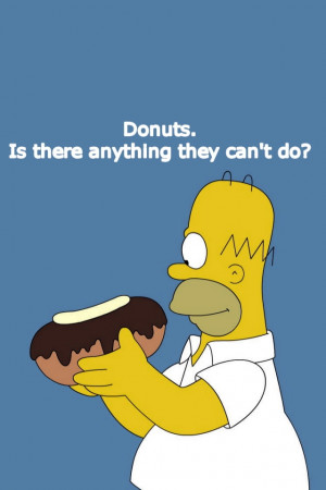 Homer Simpson donuts