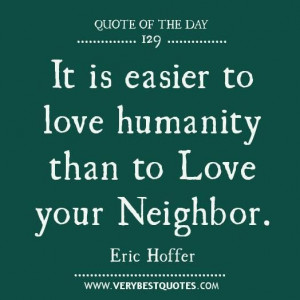 Love your neighbor quotes