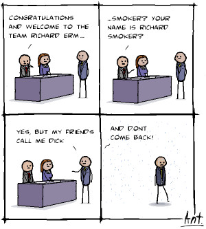 Male Funny New Job Card...