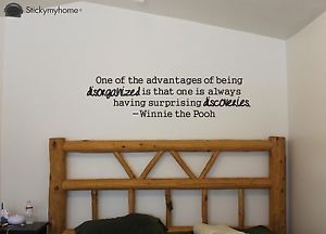 One-of-the-advantages-of-being-disorganized-Winnie-the-Pooh-WALL-DECAL